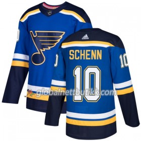 St. Louis Blues Hockeydrakt Brayden Schenn 10 2017-2018 Blå Adidas Authentic - Herre